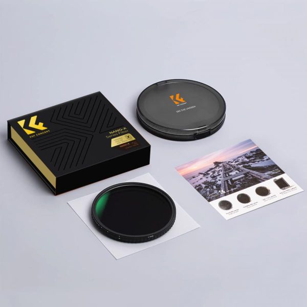 Filter K&F Variable Fader ND8-ND128 (W/O Black Cross) 77mm