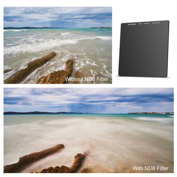 Filter K&F ND8 (3 Stops) size 100x100mm / KF01.1145