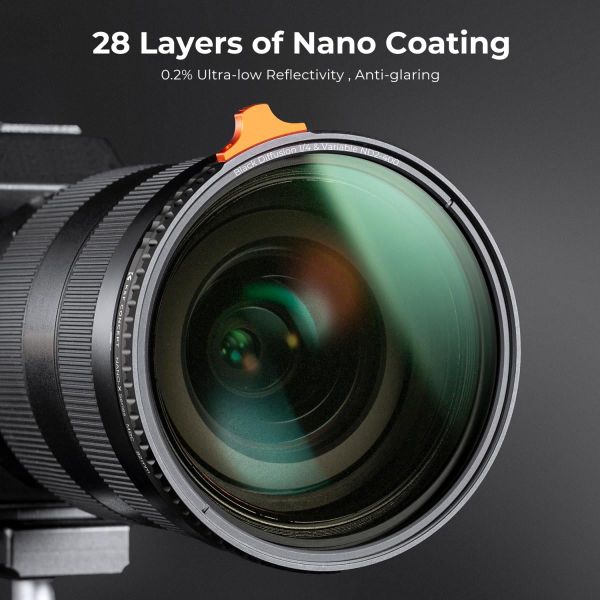 Filter K&F Black Mist 1/4 và ND2-400 Variable ND (2 trong 1) - KF01.2021