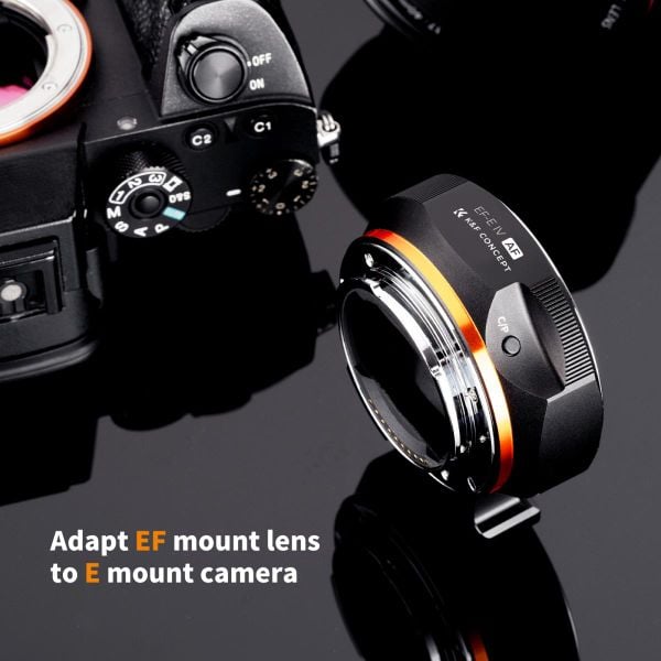 Ngàm EF-E IV autofocus (Canon EF - Sony) K&F Concept - KF06.466