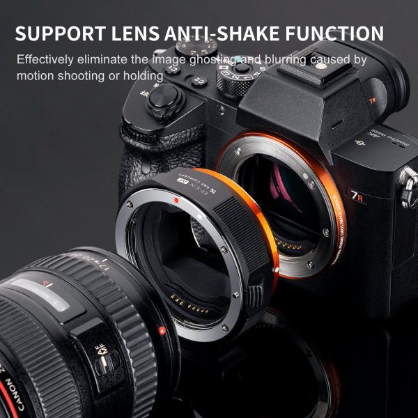 Ngàm EF-E IV autofocus (Canon EF - Sony) K&F Concept - KF06.466