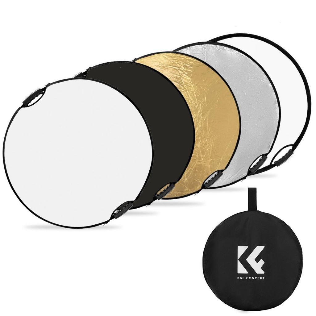 Hắt sáng K&F Concept 5 trong 1 size 110cm có tay cầm