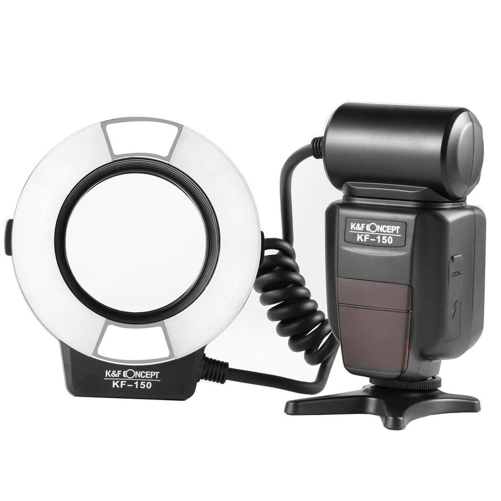 Đèn flash chụp Macro K&F Concept KF-150 TTL for Canon
