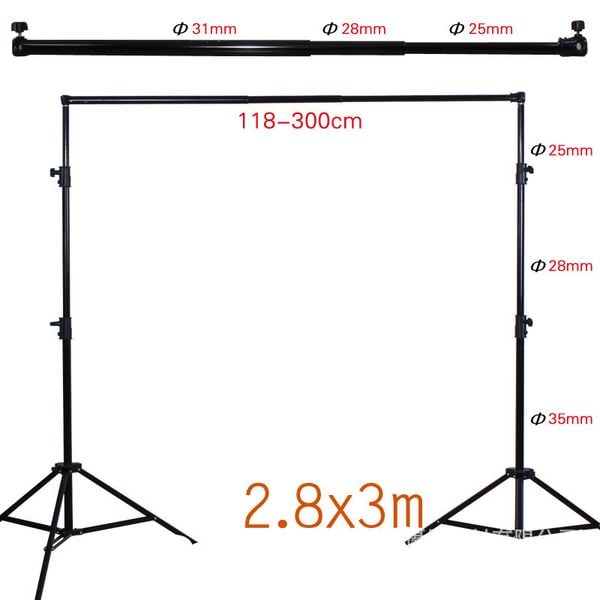 Bộ giá treo phông di động 2.8x3m (bao gồm phông 2.7x5m)