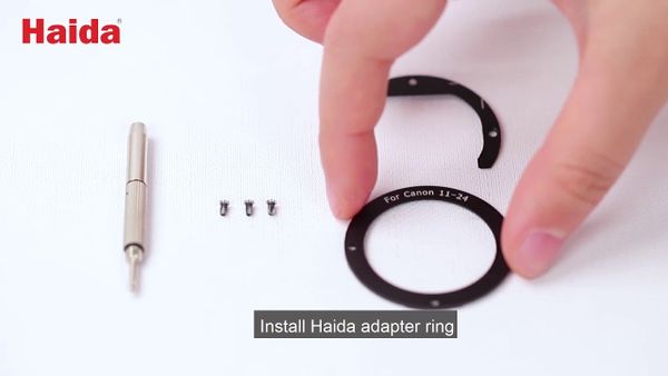 Bộ Haida Rear Filter lắp sau Lens Canon 11-24mm F4L USM (ND0.9+1.2+1.8+3.0) kèm adapter ring - HD4568