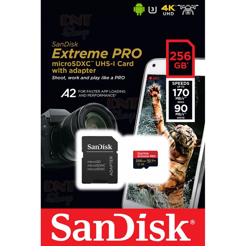 Thẻ nhớ micro SD Sandisk Extreme Pro 256GB