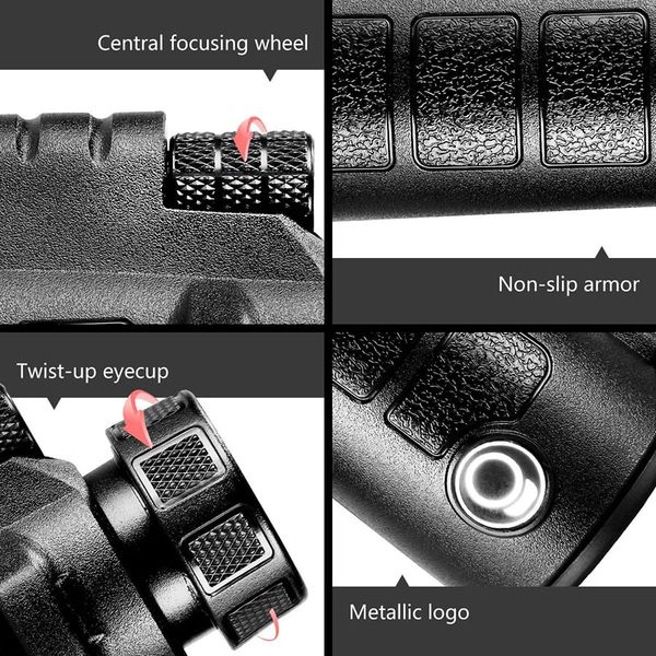 Ống nhòm đơn Monoculars K&F Concept 10x42 - Chịu nước, chống đọng sương