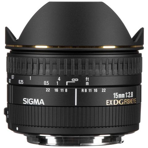 Lens Sigma 15mm F2.8 EX DG FISHEYE DIAGONAL for Canon / Nikon (Chính hãng)
