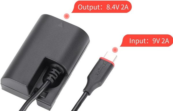 Pin ảo Kingma LP-E6 Type-C cho máy ảnh Canon