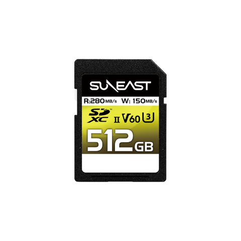 Thẻ nhớ SDXC Suneast 512GB tốc độ 280mb/s UHS-II V60 U3