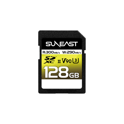Thẻ SDXC Suneast 128GB Tốc độ 300MB/giây UHS-II V90 U3 pSLC