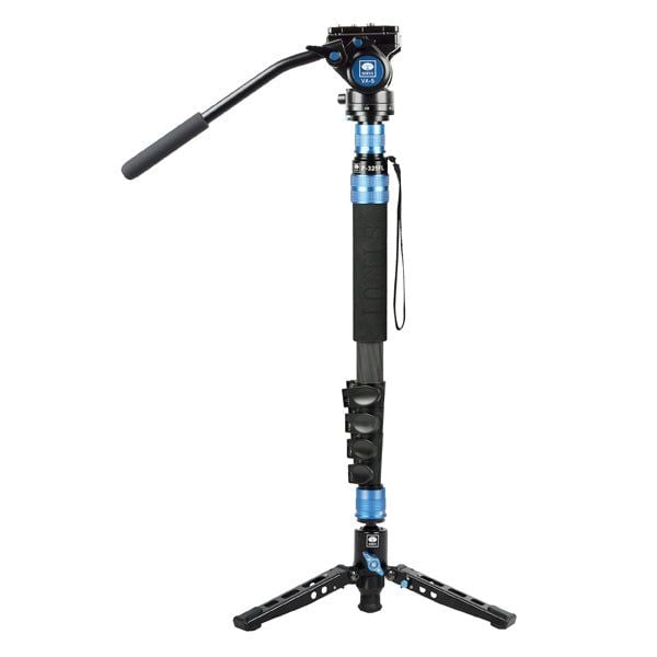 Chân đơn Sirui P-325FL  + Ball head VA-5 (Carbon fibre photo/video Monopod) - Chính hãng