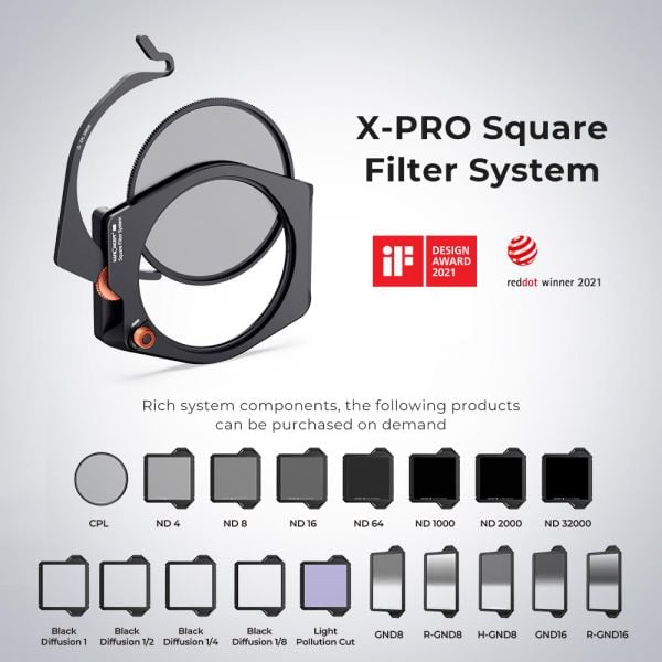 Bộ kit Holder + filter CPL hệ 100mm - KF1811