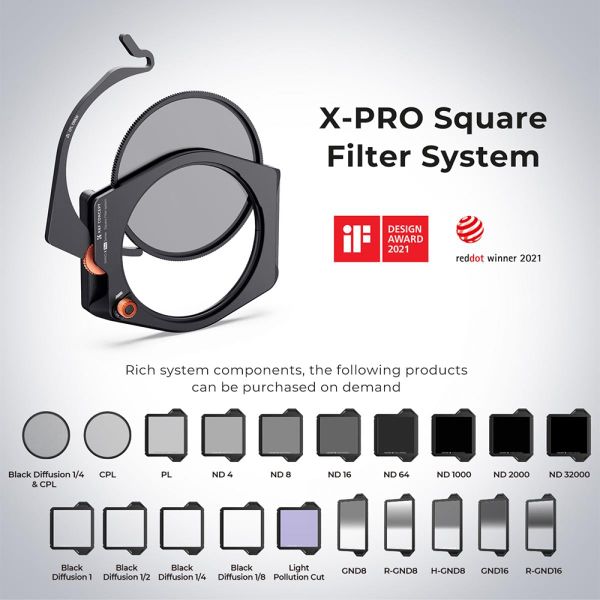 Filter K&F ND64 (6 Stops) Nano-X Pro 100x100mm - KF1873