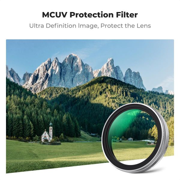 Combo Lens hood + UV + lens cap K&F dùng cho Fuji X100 series ( X100, X100S, X100T, X100F, X100V, X100VI ) - KF.2276