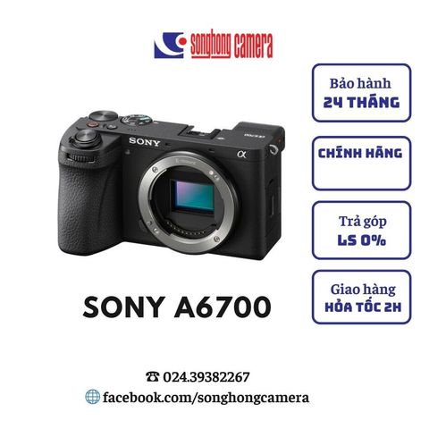 Máy ảnh Sony Alpha A6700 (Body) (Hàng chính hãng)
