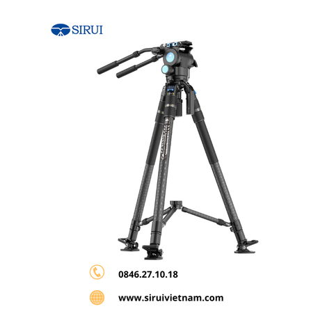 Chân máy quay Sirui SVS75 + SVH15 Pro (Chính hãng)