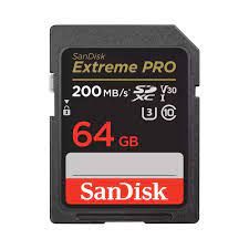 Thẻ nhớ SDXC - Sandisk EXTREME PRO 64GB -200 MB/s (Chính hãng)