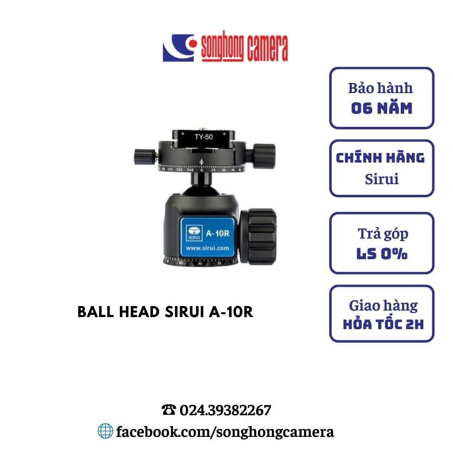 Ballhead  SIRUI A-10R-CN - Chính hãng