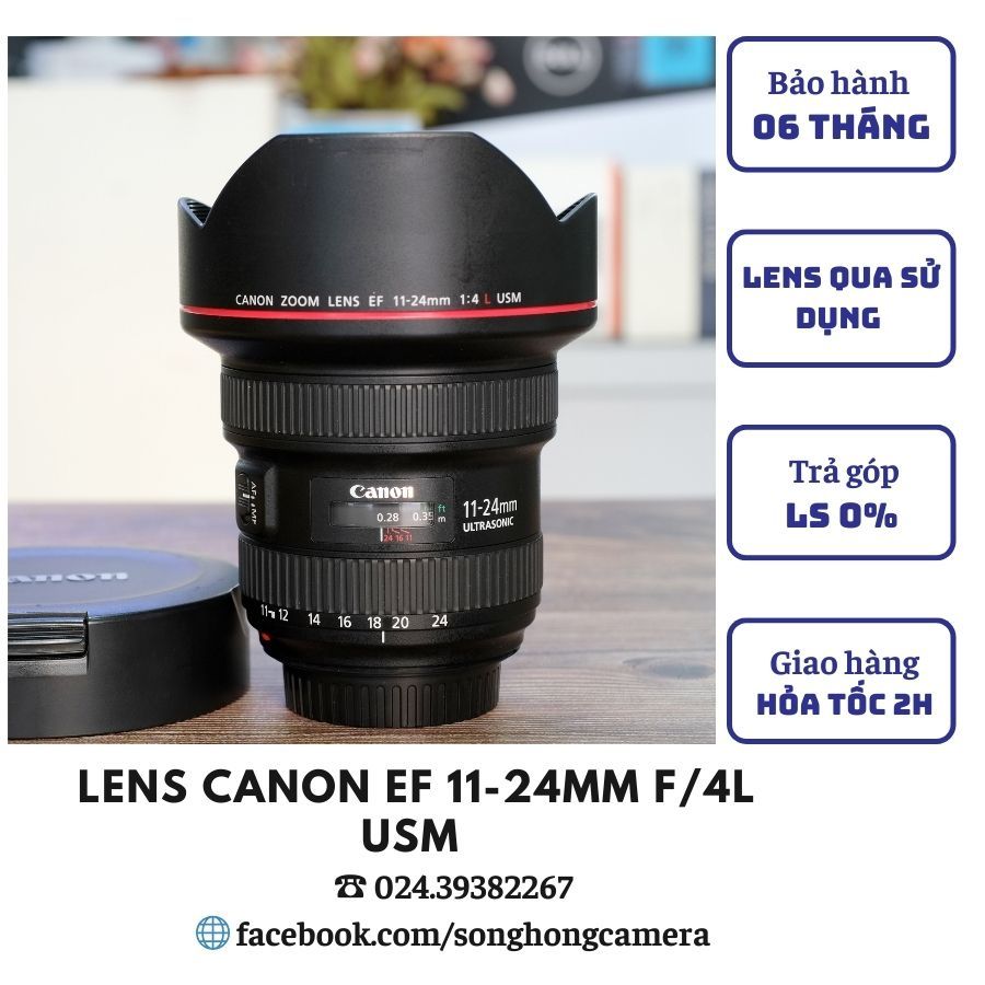 Lens Canon EF 11-24mm f/4L USM ( 98%)
