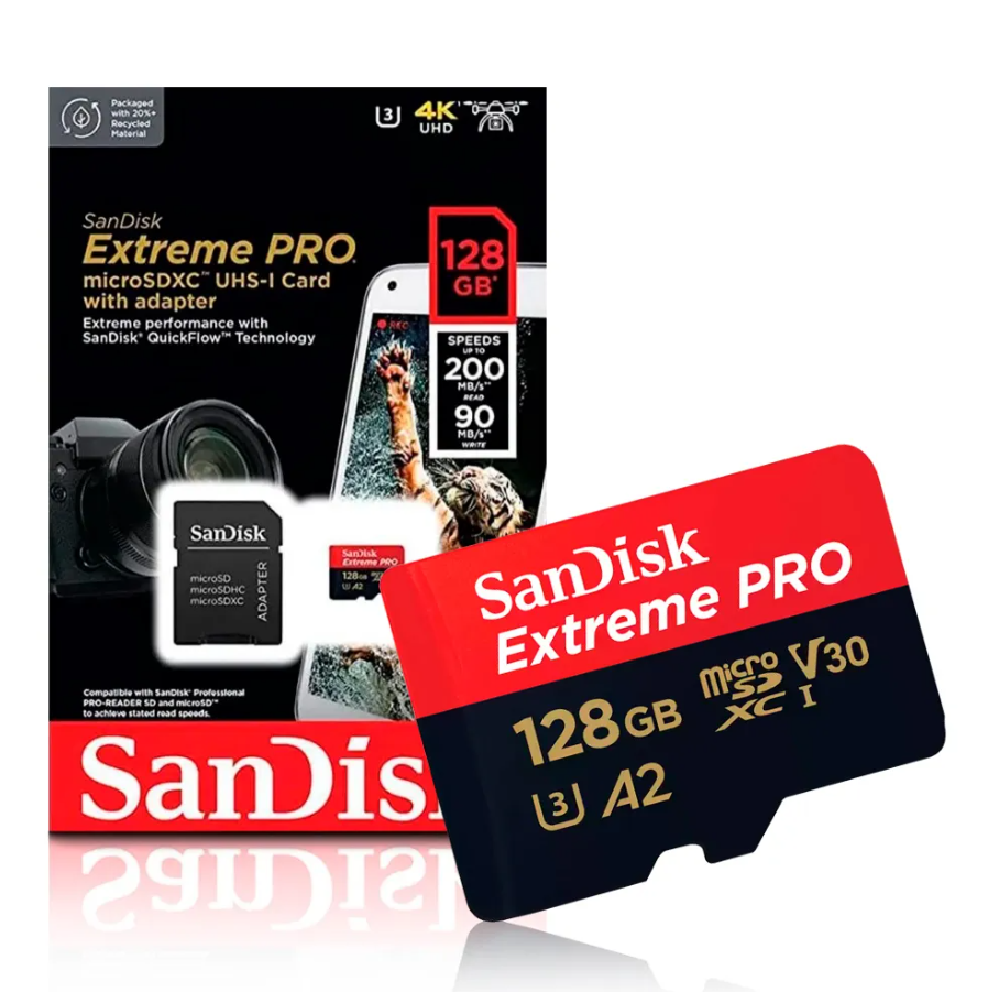 Thẻ nhớ MicroSDXC - Sandisk EXTREME PRO 128GB - 200MB/s (Chính hãng)