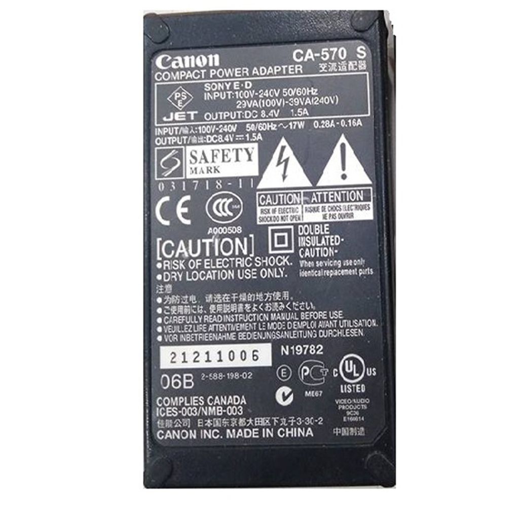 Adapter nguồn Canon CA-570S ( Xịn Cũ )