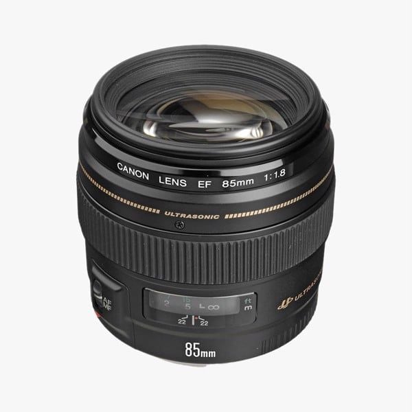 Lens Canon EF 85mm F1.8 USM (qua sử dụng, 95%)