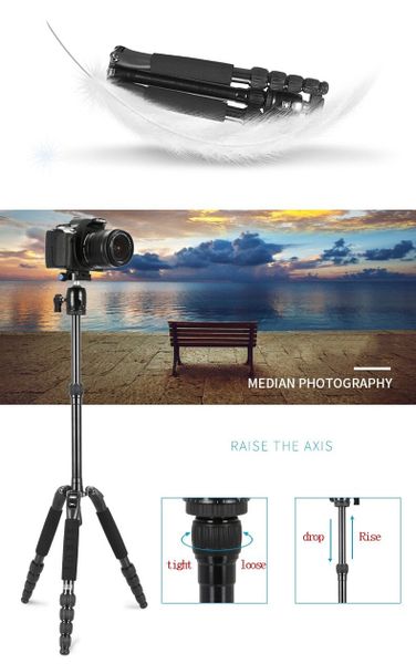 CHÂN MÁY ẢNH SIRUI T-005SK + BALL HEAD B-00K - Chính hãng