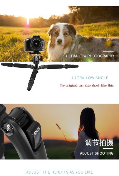 CHÂN MÁY ẢNH SIRUI T-005SK + BALL HEAD B-00K - Chính hãng