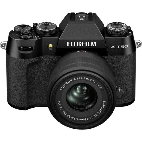 FUJIFILM X-T50 Kit lens 15-45mm F3.5-5.6 OIS PZ (Máy ) - Màu đen/ Black