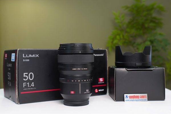 Ống kính Lumix 50mm F1.4 S PRO cũ (đã qua sử dụng - 98%)