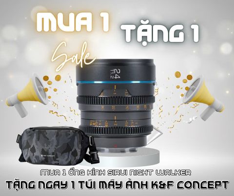 Ống kính Cine SIRUI Night Walker 24mm T1.2 for M4:3 - Chính hãng