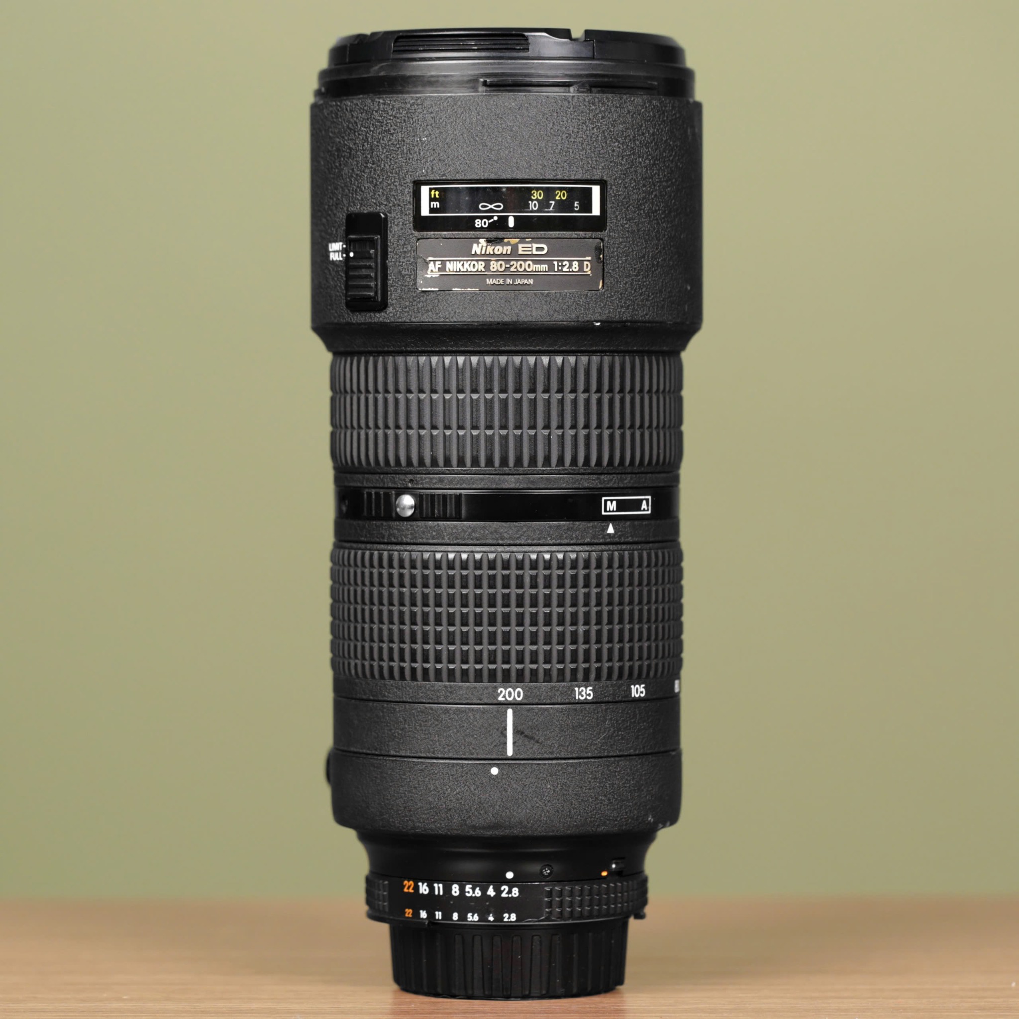 Nikon AF Zoom-NIKKOR 80-200mm F2.8D ED (cũ) - Thiết kế của Nikon AF Zoom-NIKKOR 80-200mm F2.8D ED (cũ)