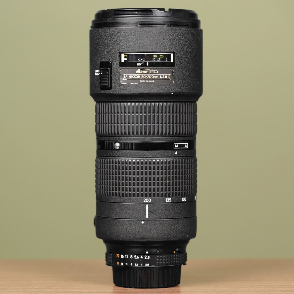 Lens Nikon 80-200mm F2.8 AF D ED iii Zoom xoay (QSD, 95%)