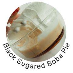 Black Sugared Boba Pie