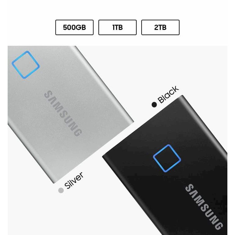  Ổ cứng di động SSD Portable Samsung T7 Touch- USB 3.2 Gen 2 