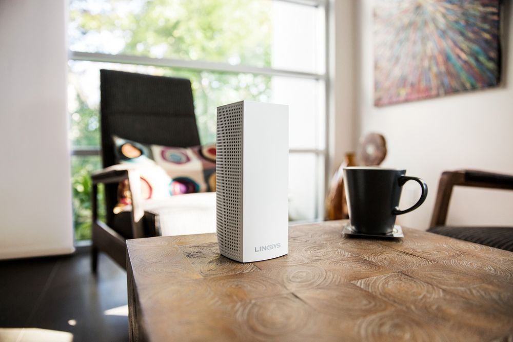  Linksys Velop Mesh WiFi System WHW-0301-AH, Tri-Band, 1-Pack (AC2200)- 3 băng tần tốc độ 2200Mbps 