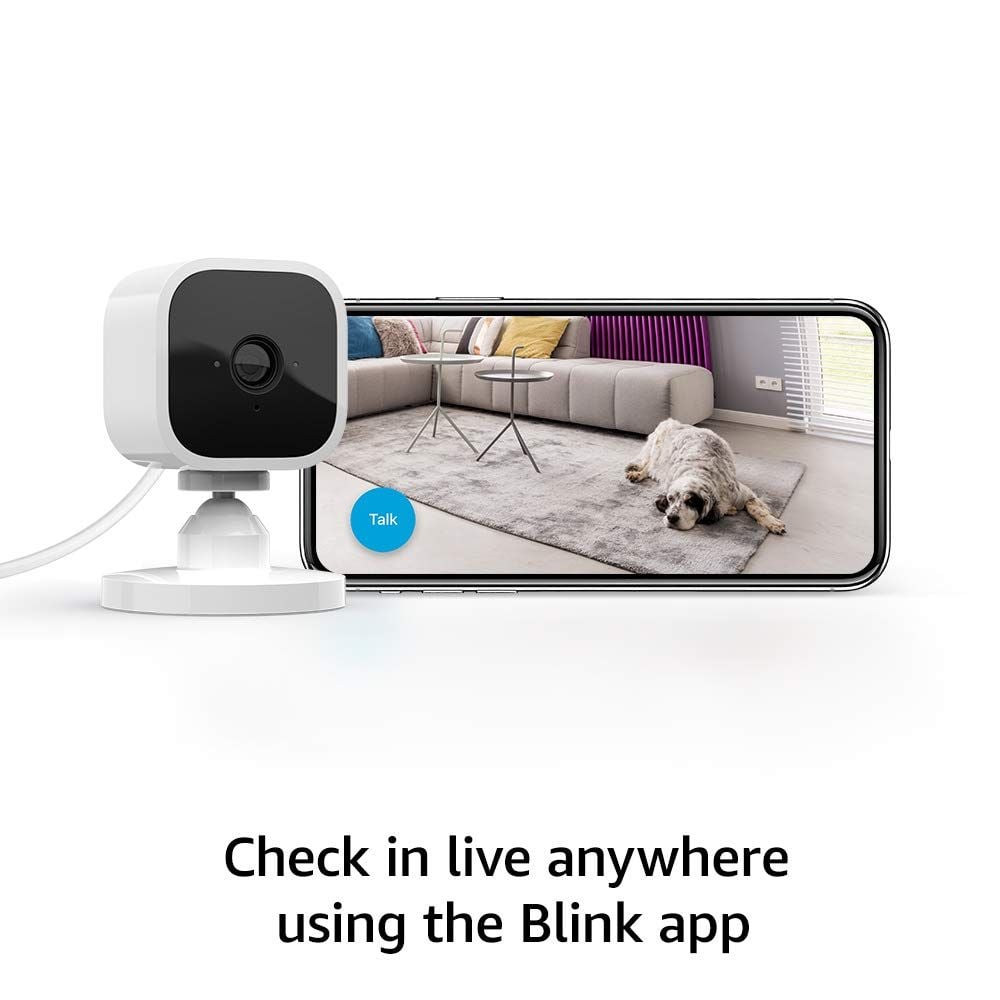  Camera Quan Sát Trong Nhà Blink MIni Full HD 1080p, Lưu Trữ Cloud, Đàm Thoại 2 Chiều 