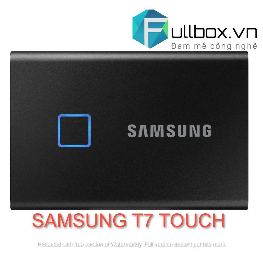  Ổ cứng di động SSD Portable Samsung T7 Touch- USB 3.2 Gen 2 