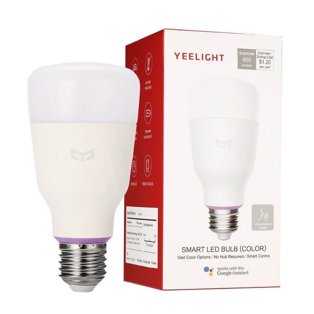  Bóng đèn thông minh Yeelight smart bulb 2 - 16 triệu màu - hỗ trợ google assistant - alexa 