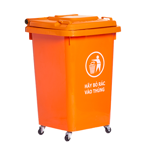  Thùng Rác Nhựa 60L HITA - Nắp Kín 