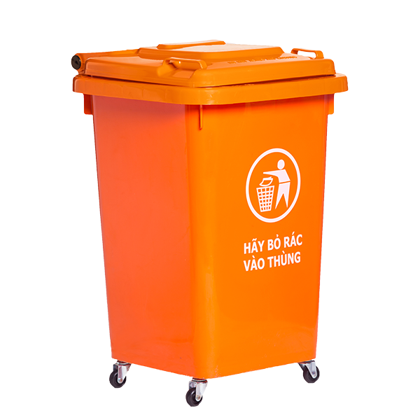 Thùng Rác Nhựa 60L HITA - Nắp Kín