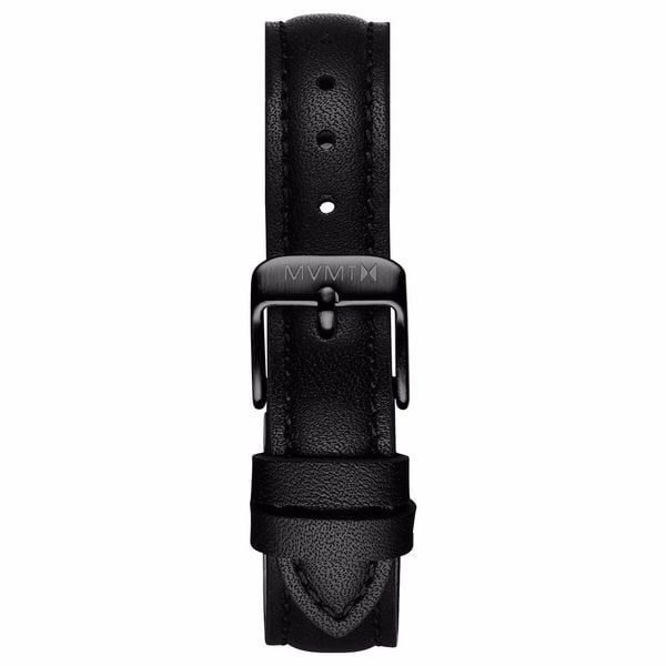 Dây Đeo Đồng Hồ MVMT 14mm Black Leather - Avenue Series