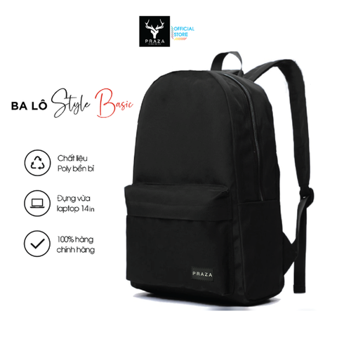 Balo Unisex Basic Thời Trang PRAZA - BL140