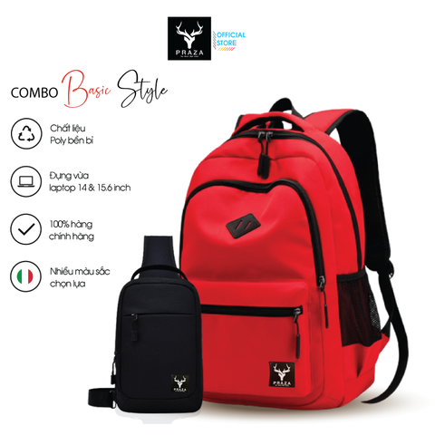 Bộ Balo & Túi Đeo Chéo Thời Trang PRAZA - BL177DC112