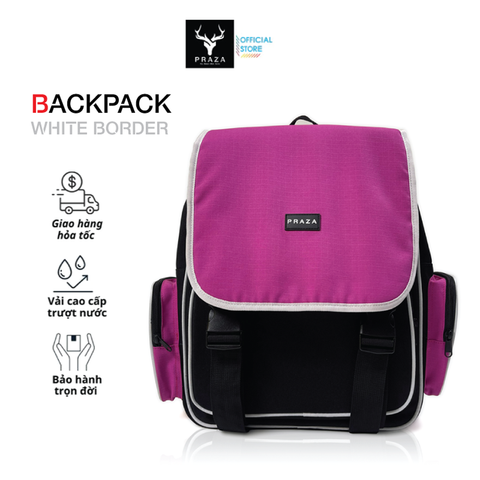 Ba Lô Đi Học MIXCOLOR Trẻ Trung Năng Động, Chất Liệu Vải Cao Cấp Trượt Nước Chống Thấm PRAZA - BL200