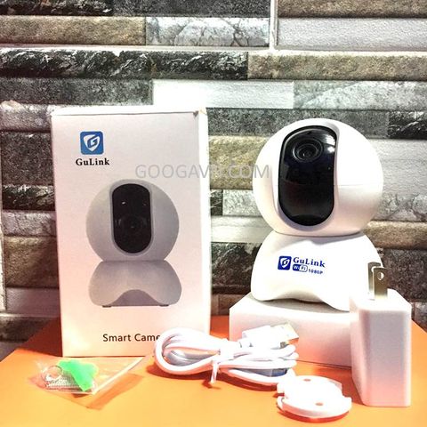  CAMERA IP WIFI GULINK xoay 360 độ, hỗ trợ hồng ngoại tự động bật khi không đủ ánh sáng , THIẾT KẾ KHÔNG ENTEN BẮT SÓNG TỐT , kiểu dáng độc đáo 