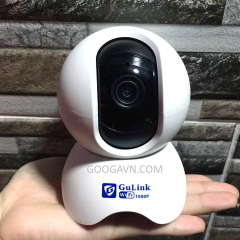  CAMERA IP WIFI GULINK xoay 360 độ, hỗ trợ hồng ngoại tự động bật khi không đủ ánh sáng , THIẾT KẾ KHÔNG ENTEN BẮT SÓNG TỐT , kiểu dáng độc đáo 