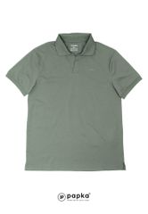 Áo polo nam Papka 1116 cổ V xanh rêu trẻ trung thời thượng