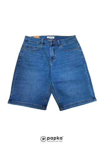 QUẦN SHORT JEANS NAM PAPKA 2031 XANH